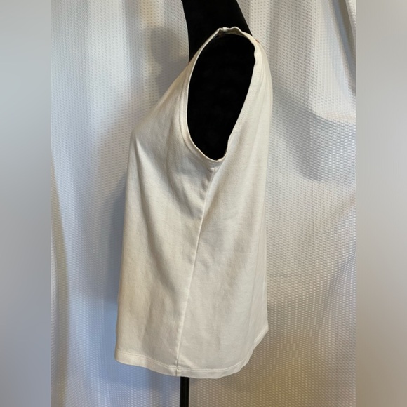 Alfred Dunner Tank Top & Matching Short Sleeve Button Down blouse size 12 - Picture 7 of 10